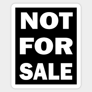 Not For Sale Large Sticker